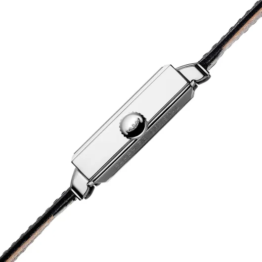 Montre Automatique Carrée pour Homme Femme Montre Mecanique Classique Bauhaus 34mm-FM301 Noir