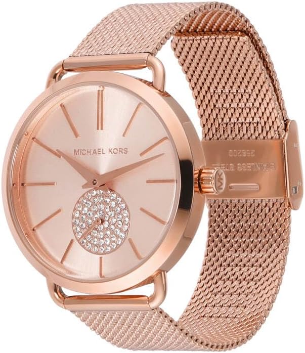 Empire Watch for Women 36 mm Ton Or Rose et Paillettes