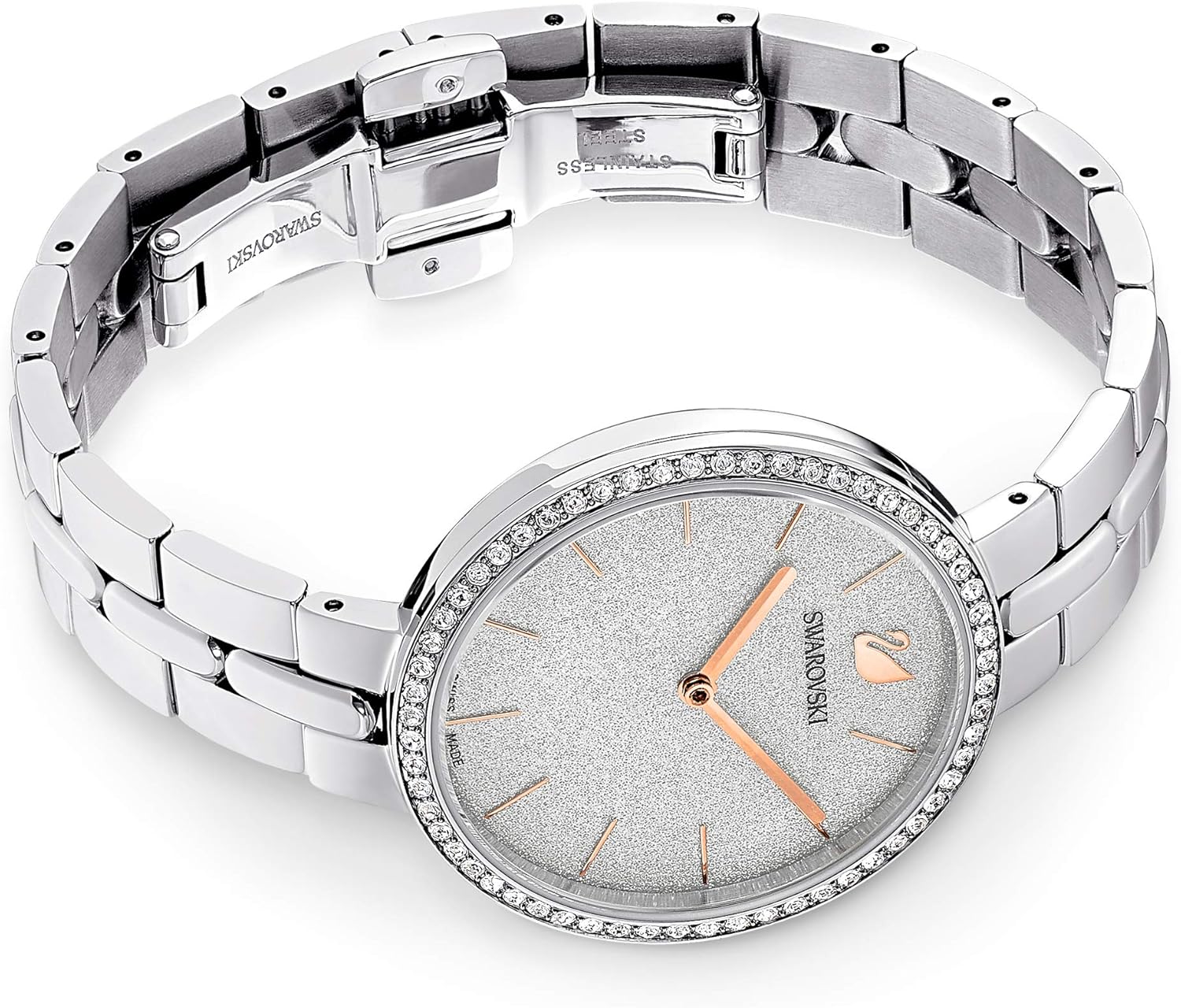 Cosmopolitan Collection Watch, Swiss Made Edelstahl Silberton