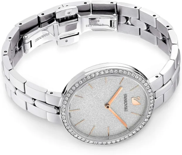 Cosmopolitan Collection Watch, Swiss Made Edelstahl Silberton