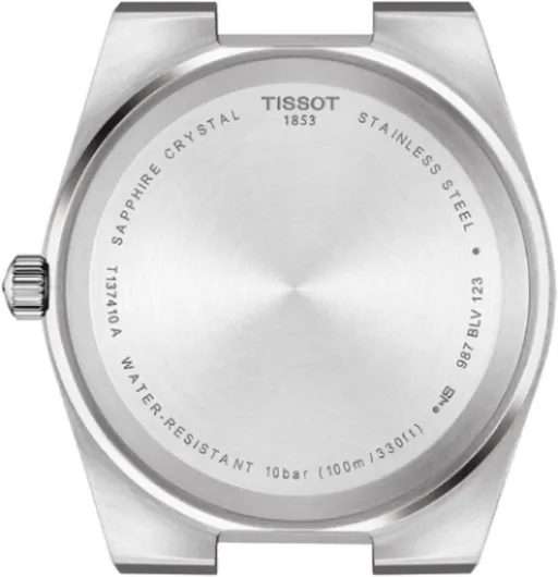 Tissot PRX T1374101103100 Boîtier en Acier Inoxydable 316L Gris Mouvement à Quartz, Gris, Mouvement à Quartz